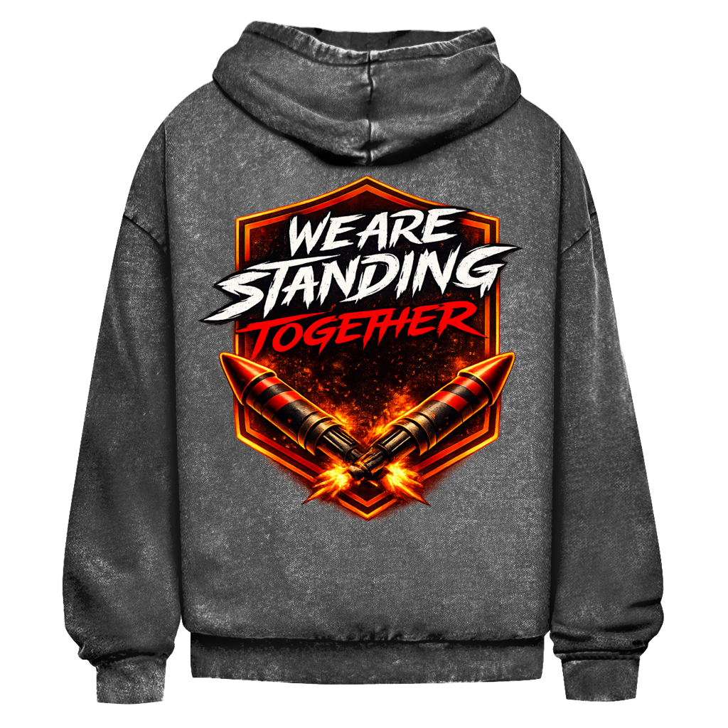 PYROS FOREVER OVERSIZE WASHED HOODIE