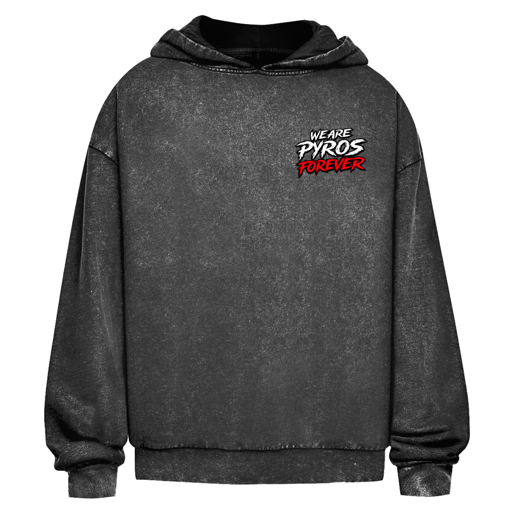 PYROS FOREVER OVERSIZE WASHED HOODIE