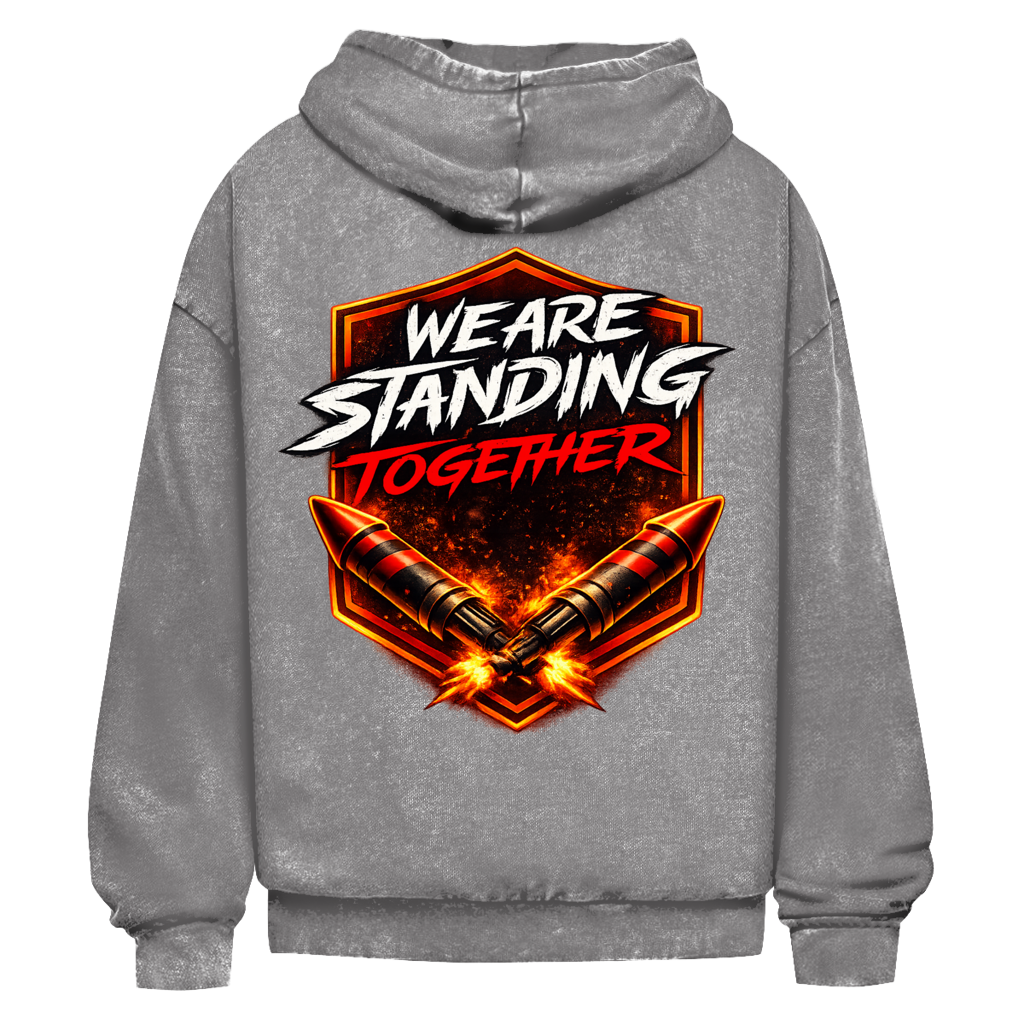 PYROS FOREVER OVERSIZE WASHED HOODIE