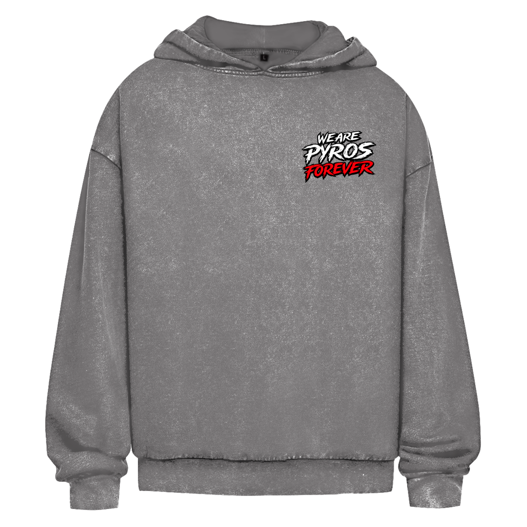 PYROS FOREVER OVERSIZE WASHED HOODIE
