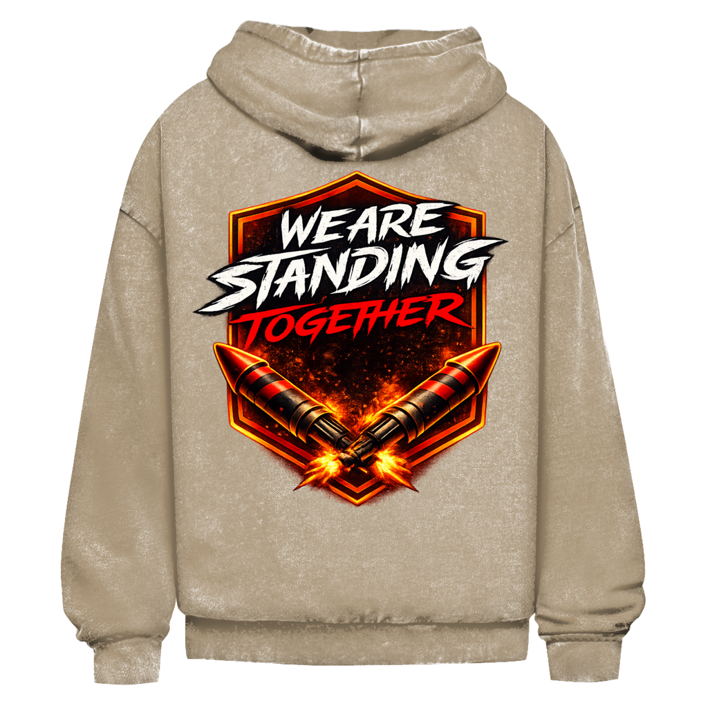 PYROS FOREVER OVERSIZE WASHED HOODIE